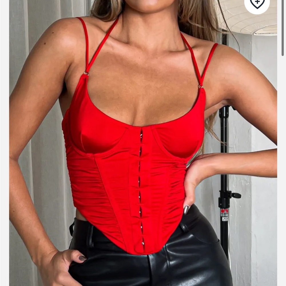 WhiteFox Bustier Corset Red NWT